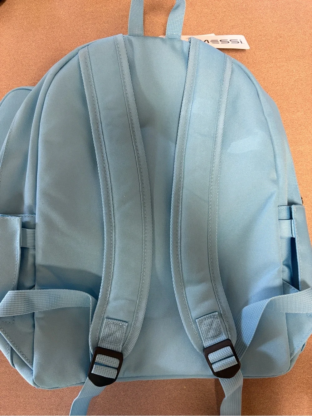 MESSI Light Blue & Dark Blue Kids Backpack